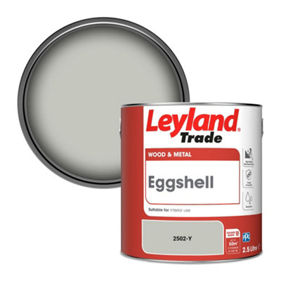 Leyland Trade Wood & Metal Eggshell Paint (2502-Y) 2.5L