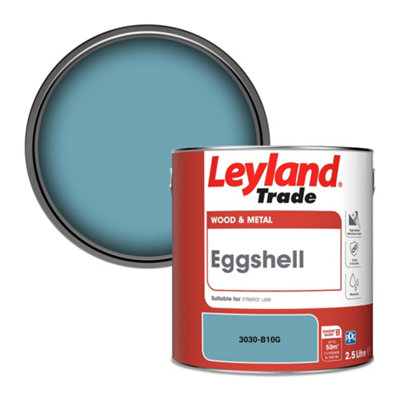 Leyland Trade Wood & Metal Eggshell Paint (3030-B10G) 2.5L