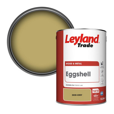 Leyland Trade Wood & Metal Eggshell Paint (3030-G90Y) 5L