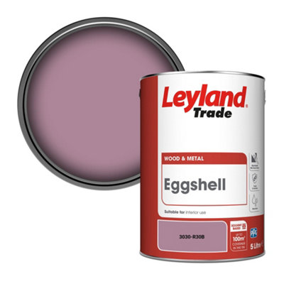 Leyland Trade Wood & Metal Eggshell Paint (3030-R30B) 5L