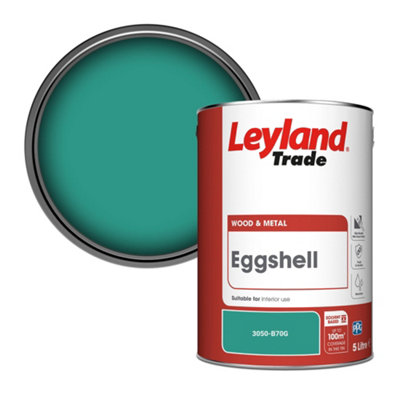 Leyland Trade Wood & Metal Eggshell Paint (3050-B70G) 5L