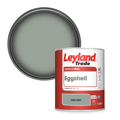 Leyland Trade Wood & Metal Eggshell Paint (4005-G20Y) 1L