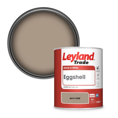 Leyland Trade Wood & Metal Eggshell Paint (4010-Y50R) 1L