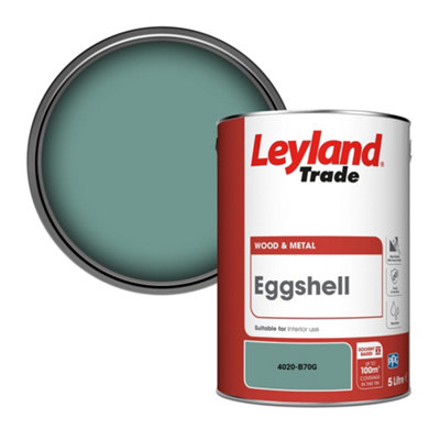 Leyland Trade Wood & Metal Eggshell Paint (4020-B70G) 5L