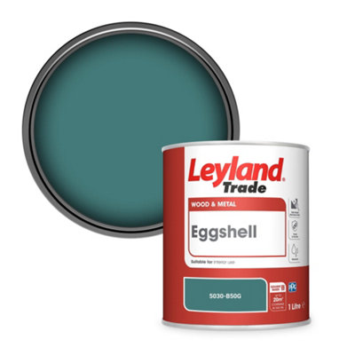 Leyland Trade Wood & Metal Eggshell Paint (5030-B50G) 1L
