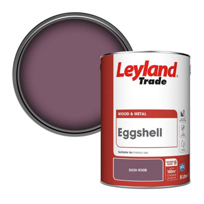 Leyland Trade Wood & Metal Eggshell Paint (5030-R30B) 5L