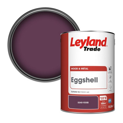 Leyland Trade Wood & Metal Eggshell Paint (5040-R30B) 5L