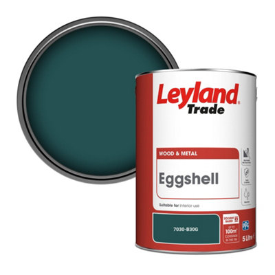 Leyland Trade Wood & Metal Eggshell Paint (7030-B30G) 5L