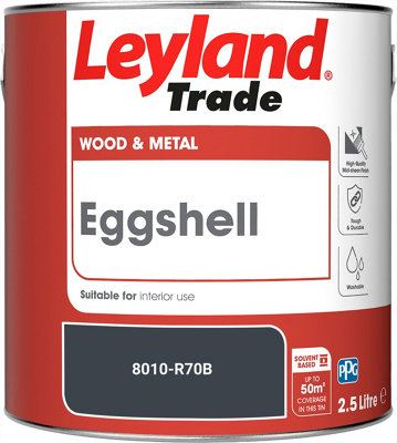 Leyland Trade Wood & Metal Eggshell Paint (8010-R70B) 2.5L