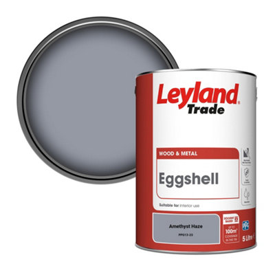 Leyland Trade Wood & Metal Eggshell Paint Amethyst Haze (PPG13-23) 5L