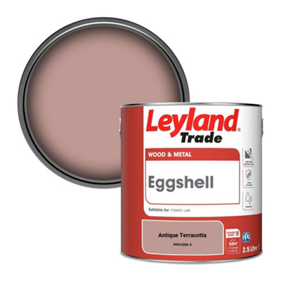 Leyland Trade Wood & Metal Eggshell Paint Antique Terracotta (PPG1056-4) 2.5L