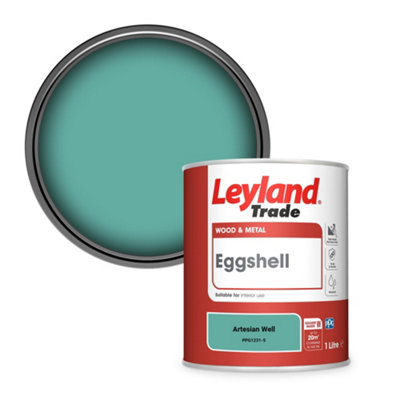 Leyland Trade Wood & Metal Eggshell Paint Artesian Well (PPG1231-5) 1L
