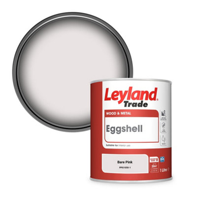 Leyland Trade Wood & Metal Eggshell Paint Bare Pink (PPG1050-1) 1L