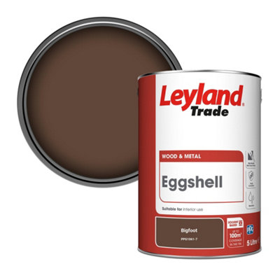 Leyland Trade Wood & Metal Eggshell Paint Bigfoot (PPG1061-7) 5L