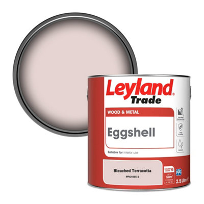 Leyland Trade Wood & Metal Eggshell Paint Bleached Terracotta (PPG1065-2) 2.5L