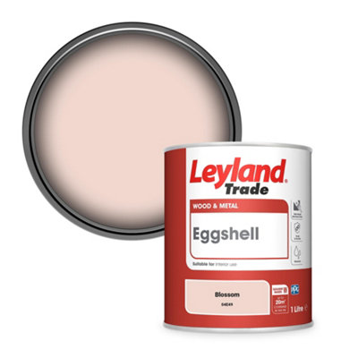 Leyland Trade Wood & Metal Eggshell Paint Blossom (04E49) 1L