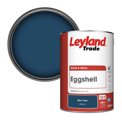 Leyland Trade Wood & Metal Eggshell Paint Blue Tang (PPG10-32) 5L