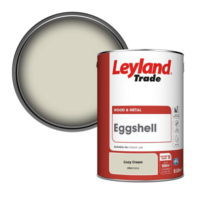 Leyland Trade Wood & Metal Eggshell Paint Cozy Cream (PPG1112-2) 5L