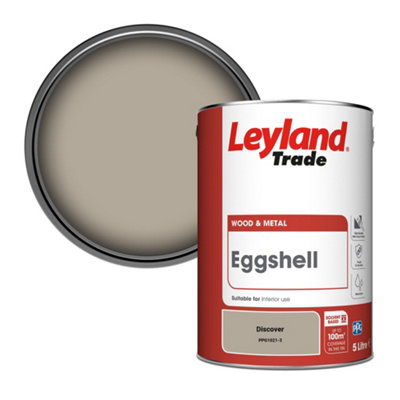 Leyland Trade Wood & Metal Eggshell Paint Discover (PPG1021-3) 5L