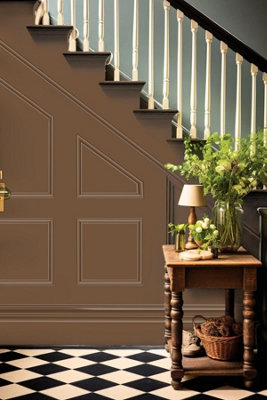 Leyland Trade Wood & Metal Eggshell Paint Fawn Brown (RAL 8007) 1L