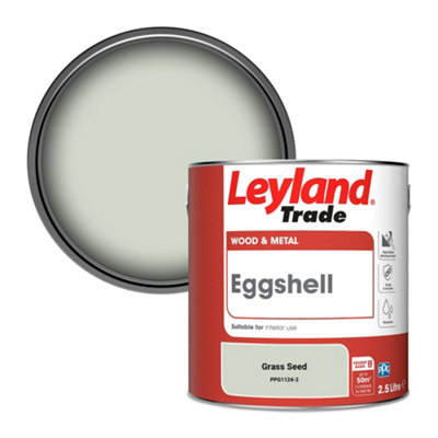 Leyland Trade Wood & Metal Eggshell Paint Grass Seed (PPG1124-2) 2.5L