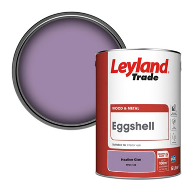 Leyland Trade Wood & Metal Eggshell Paint Heather Glen (PPG17-08) 5L
