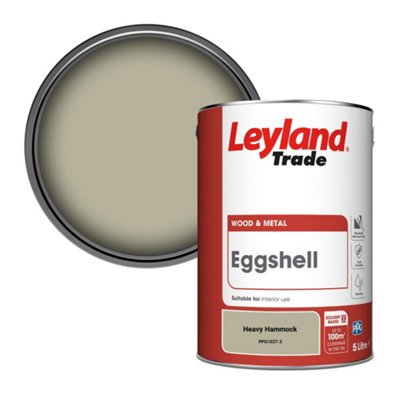 Leyland Trade Wood & Metal Eggshell Paint Heavy Hammock (PPG1027-3) 5L