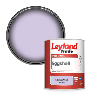 Leyland Trade Wood & Metal Eggshell Paint Lebanese Violet (PPG1250-3) 1L