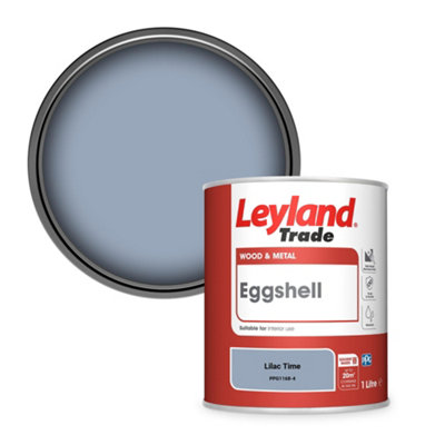 Leyland Trade Wood & Metal Eggshell Paint Lilac Time (PPG1168-4) 1L