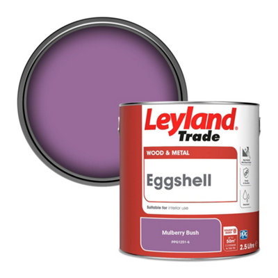 Leyland Trade Wood & Metal Eggshell Paint Mulberry Bush (PPG1251-6) 2.5L