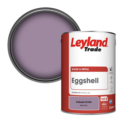 Leyland Trade Wood & Metal Eggshell Paint Palisade Orchid (PPG1178-5) 5L