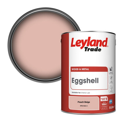 Leyland Trade Wood & Metal Eggshell Paint Peach Beige (PPG1064-4) 5L