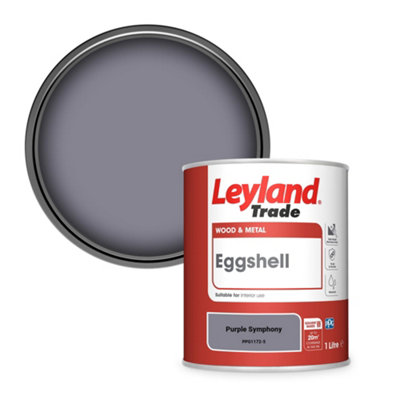 Leyland Trade Wood & Metal Eggshell Paint Purple Symphony (PPG1172-5) 1L
