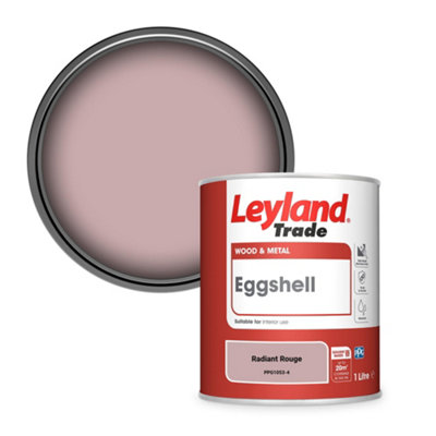 Leyland Trade Wood & Metal Eggshell Paint Radiant Rouge (PPG1053-4) 1L