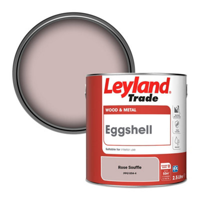 Leyland Trade Wood & Metal Eggshell Paint Rose Souffle (PPG1054-4) 2.5L