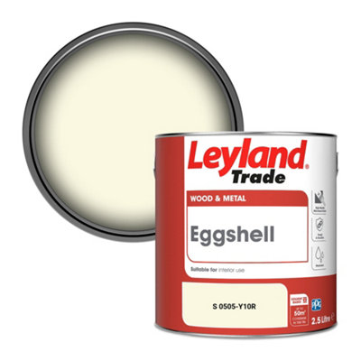 Leyland Trade Wood & Metal Eggshell Paint (S 0505-Y10R) 2.5L