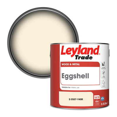 Leyland Trade Wood & Metal Eggshell Paint (S 0507-Y40R) 2.5L