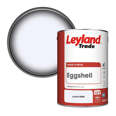 Leyland Trade Wood & Metal Eggshell Paint (S 0510-R50B) 5L