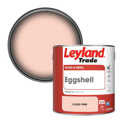 Leyland Trade Wood & Metal Eggshell Paint (S 0520-Y80R) 2.5L