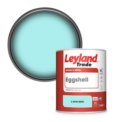 Leyland Trade Wood & Metal Eggshell Paint (S 0530-B40G) 1L