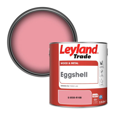 Leyland Trade Wood & Metal Eggshell Paint (S 0550-R10B) 2.5L