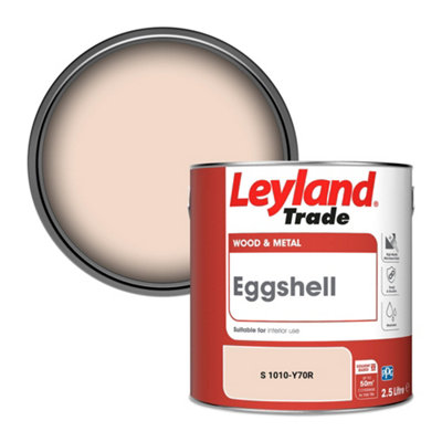 Leyland Trade Wood & Metal Eggshell Paint (S 1010-Y70R) 2.5L