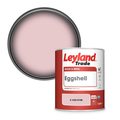 Leyland Trade Wood & Metal Eggshell Paint (S 1020-R10B) 1L