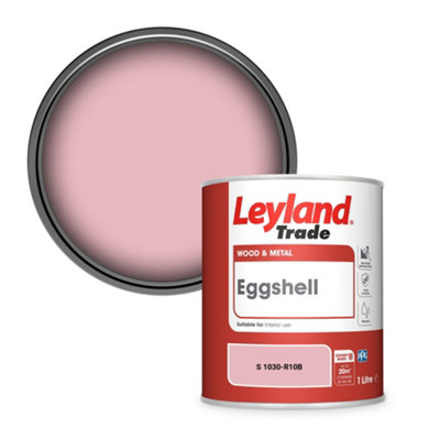 Leyland Trade Wood & Metal Eggshell Paint (S 1030-R10B) 1L