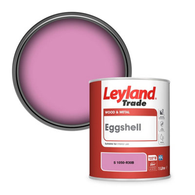 Leyland Trade Wood & Metal Eggshell Paint (S 1050-R30B) 1L