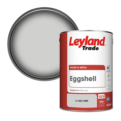 Leyland Trade Wood & Metal Eggshell Paint (S 1502-Y80R) 5L