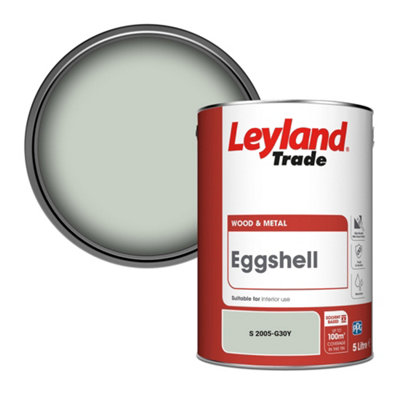 Leyland Trade Wood & Metal Eggshell Paint (S 2005-G30Y) 5L