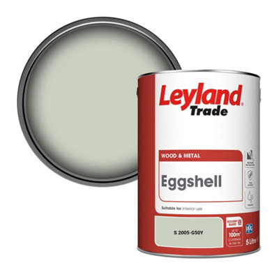 Leyland Trade Wood & Metal Eggshell Paint (S 2005-G50Y) 5L