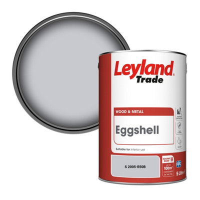 Leyland Trade Wood & Metal Eggshell Paint (S 2005-R50B) 5L