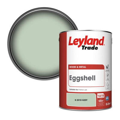 Leyland Trade Wood & Metal Eggshell Paint (S 2010-G20Y) 5L